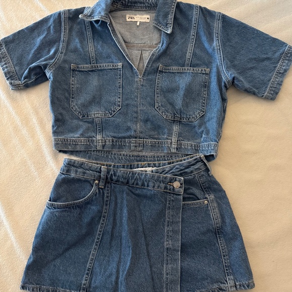 Zara Denim Co-ord - Picture 3 of 4